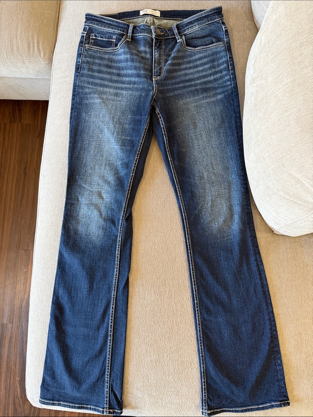 BKE Women's Dark Blue Boot Cut Jeans